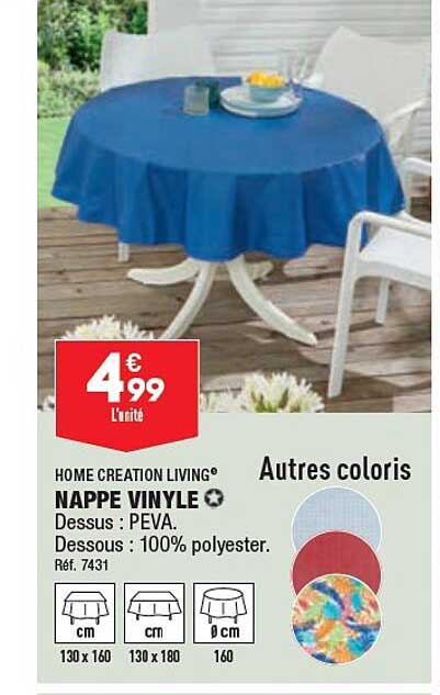 Nappe Vinyle Home Création Living