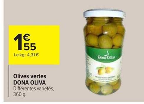 olives vertes dona oliva
