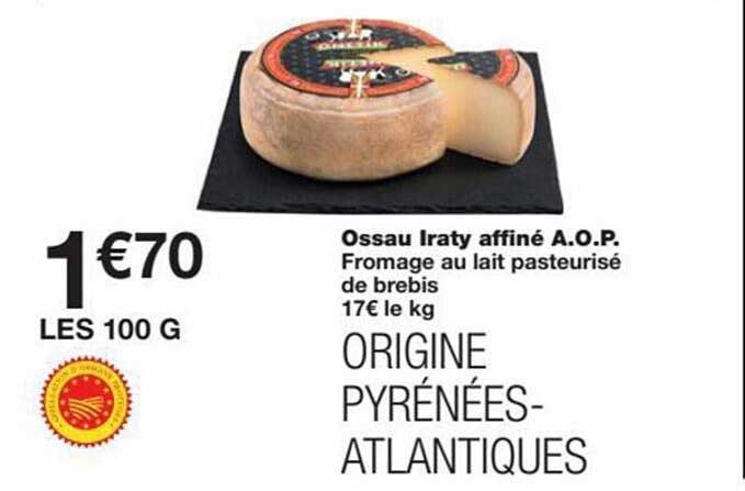 ossau iraty affiné a.o.p.