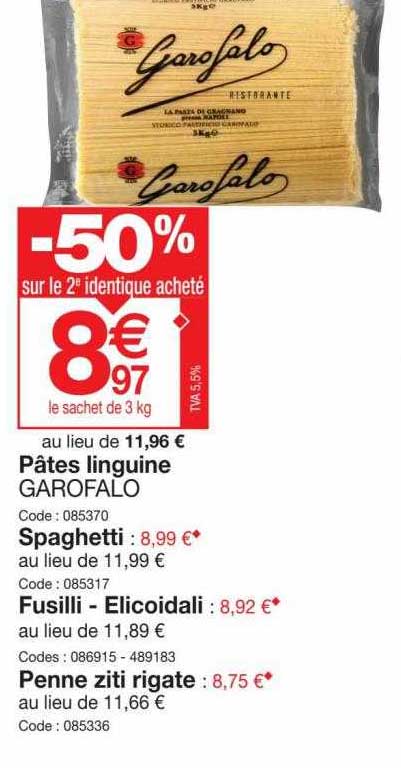 Pâtes Linguine Garofalo