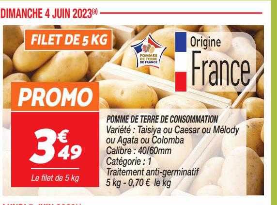 Pomme De Terre De Consommation