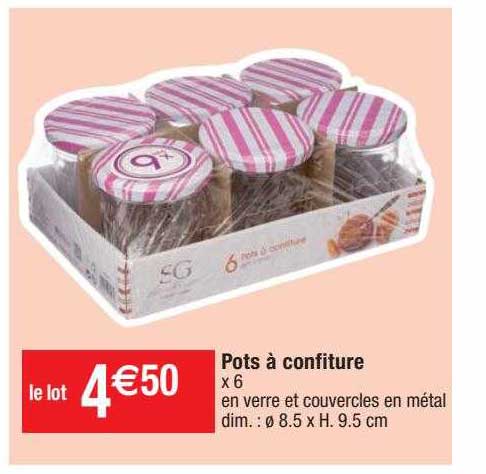 pots à confiture