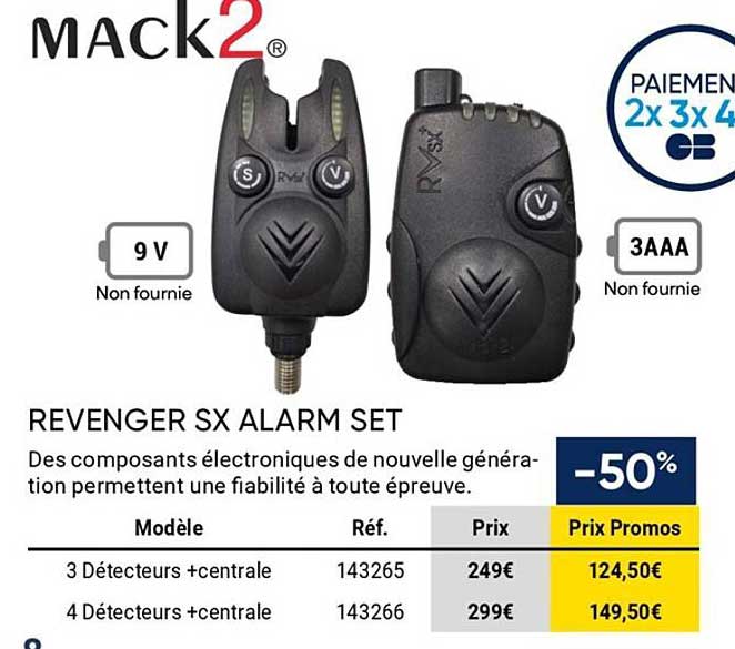 revenger sx alarm set