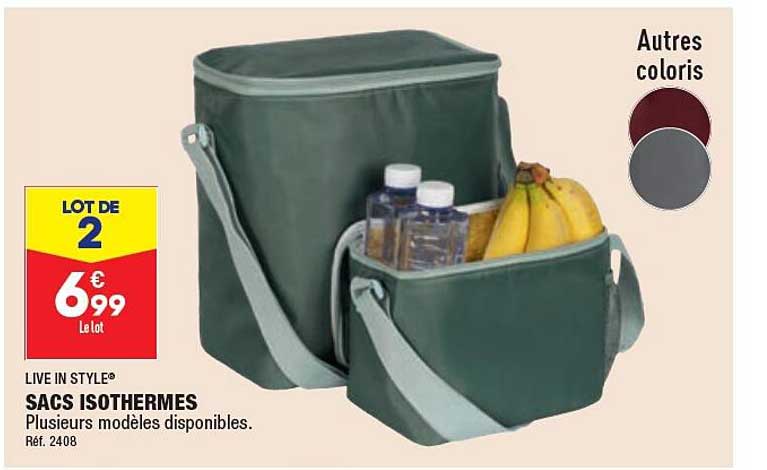 sacs isothermes live in style