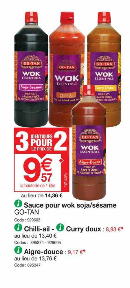 sauce pour wok soja-sésame go-tan