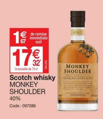 scotch whisky monkey shoulder