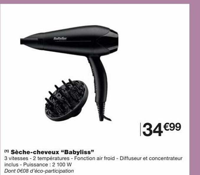 sèche-cheveux "babyliss"