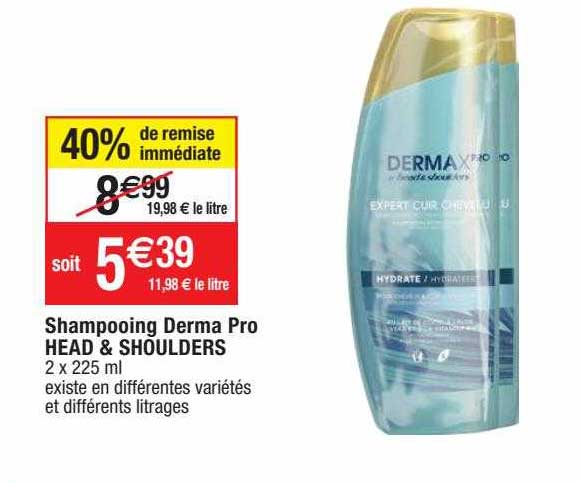 shampooing derma pro head & shoulders