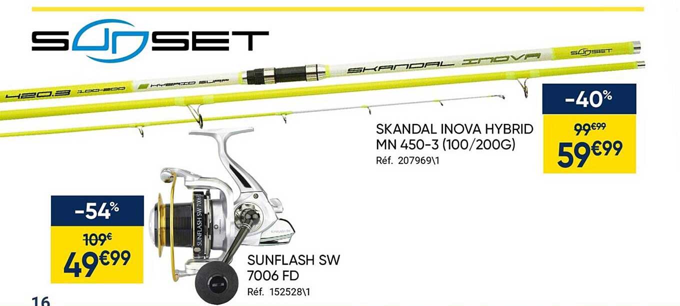 Skandal Inova Hybrid Mn 450-3 (100-200 G), Sunflash Sw 7006 Fd