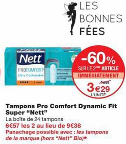 Tampons Pro Comfort Dynamic Fit Super "nett"