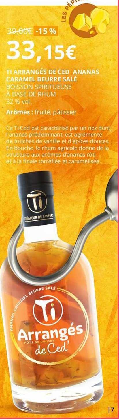 ti arrangés de ced ananas caramel beurre salé