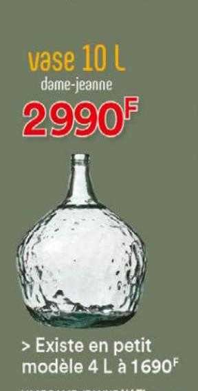 Vase 10l Dame-jeanne