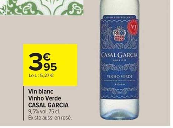 vin blanc vinho verde casal garcia