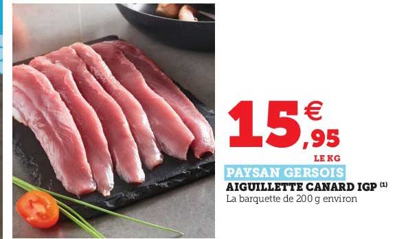 aiguillette canard igp paysan gersois