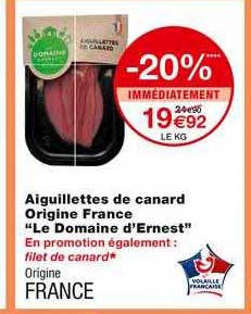 aiguillettes de canard origine france le domaine d'ernest