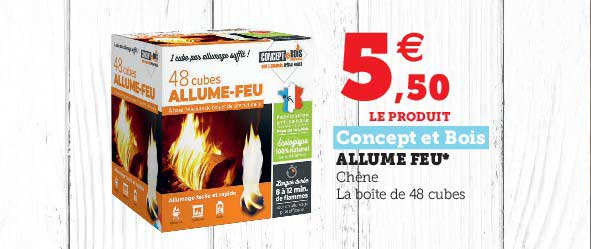 allume feu concept et bois