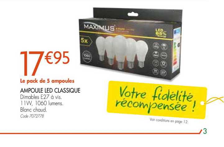 Ampoule Led Classique
