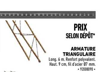 armature triangulaire