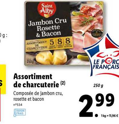 assortiment de charcuterie saint alby