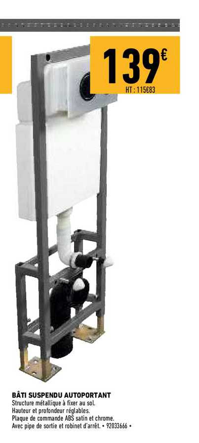 Bâti Suspendu Autoportant