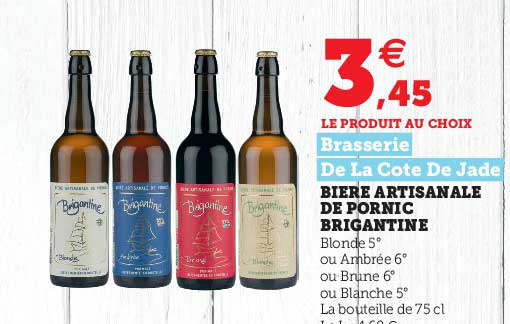 bière artisanale de pornic brigantine brasserie de la côte de jade