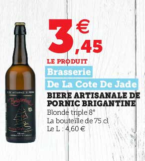 bière artisanale de pornic brigantine brasserie de la côte de jade