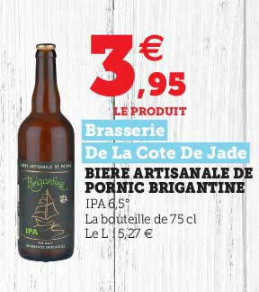 bière artisanale de pornic brigantine brasserie de la côte de jade