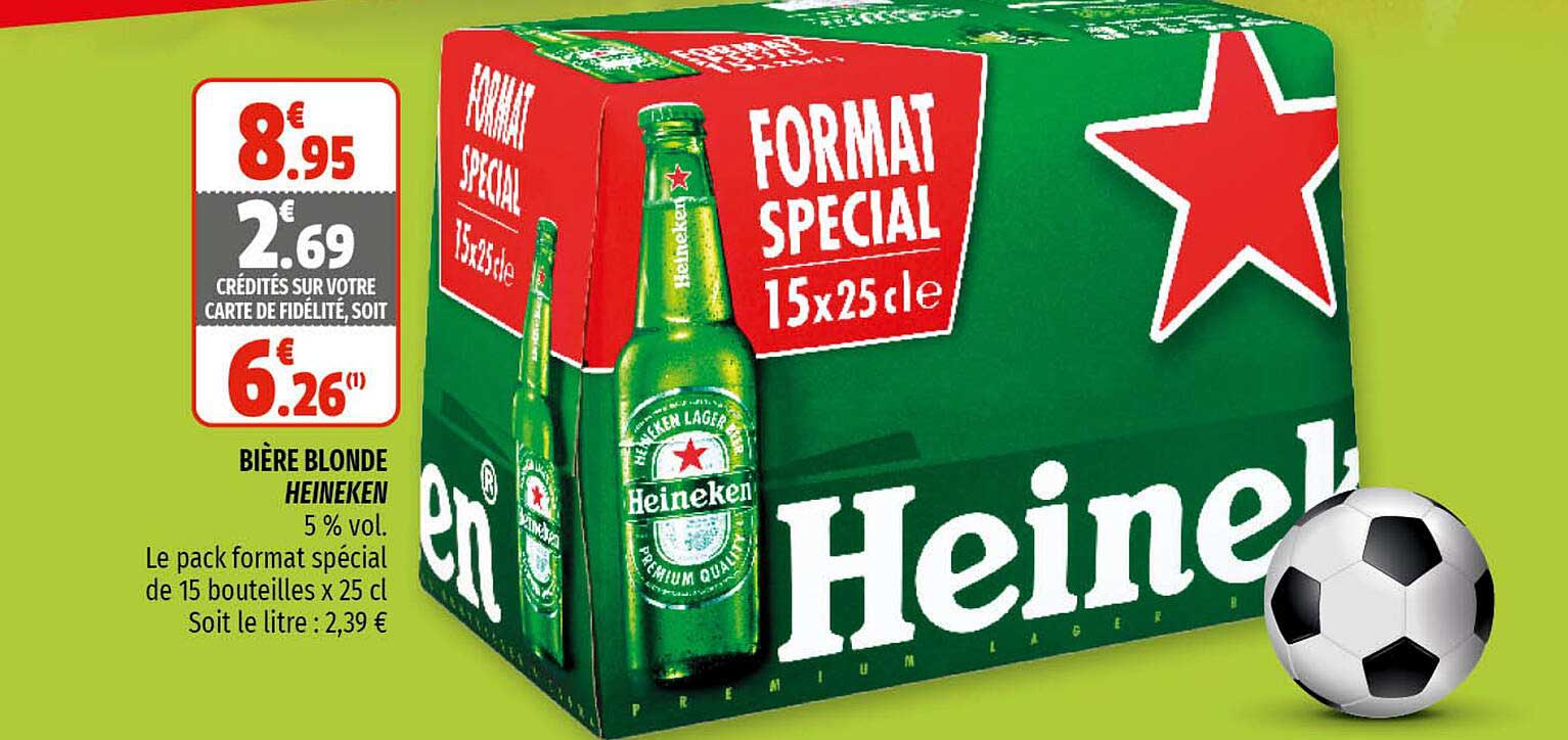 Bière Blonde Heineken