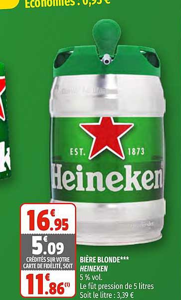 Bière Blonde Heineken