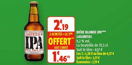 bière blonde ipa lagunitas