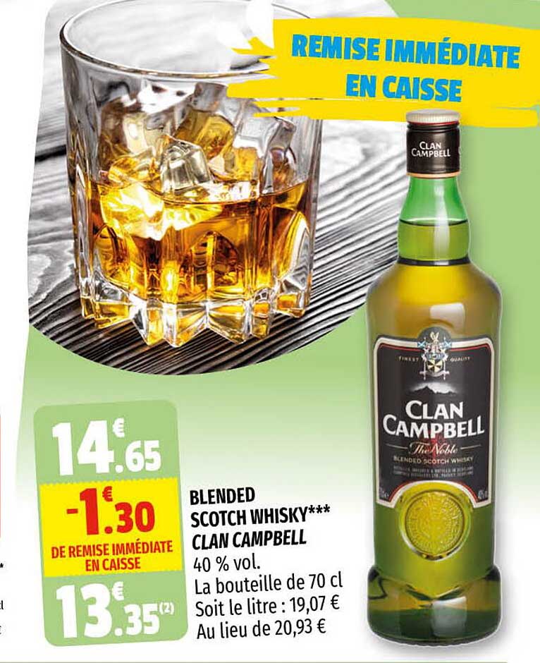 blended scotch whisky clan campbell