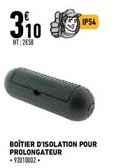 boîtier d'isolation pour prolongateur
