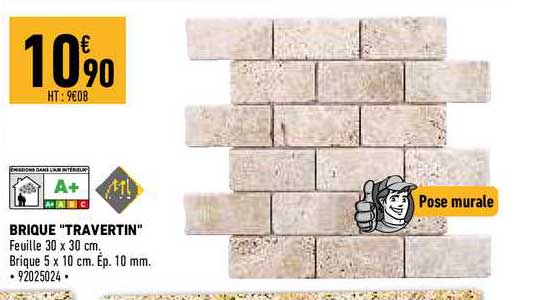 brique "travertin"