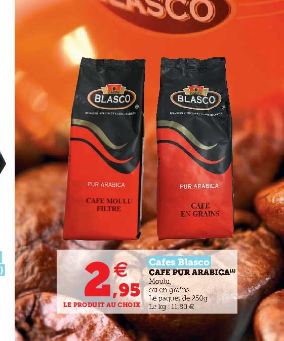 café pur arabica cafés blasco