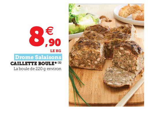 Caillette Boule Drome Salaisons