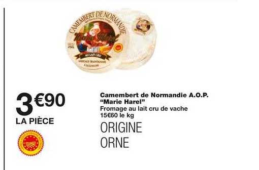 camembert de normadie a.o.p. marie harel