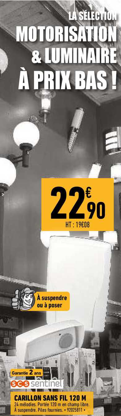 carillon sans fil 120 m