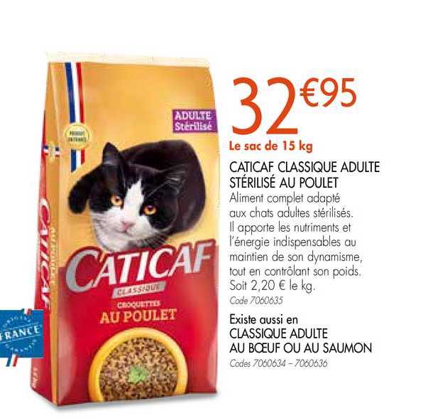 Caticat Classique Adulte Stérilisé Au Poulet