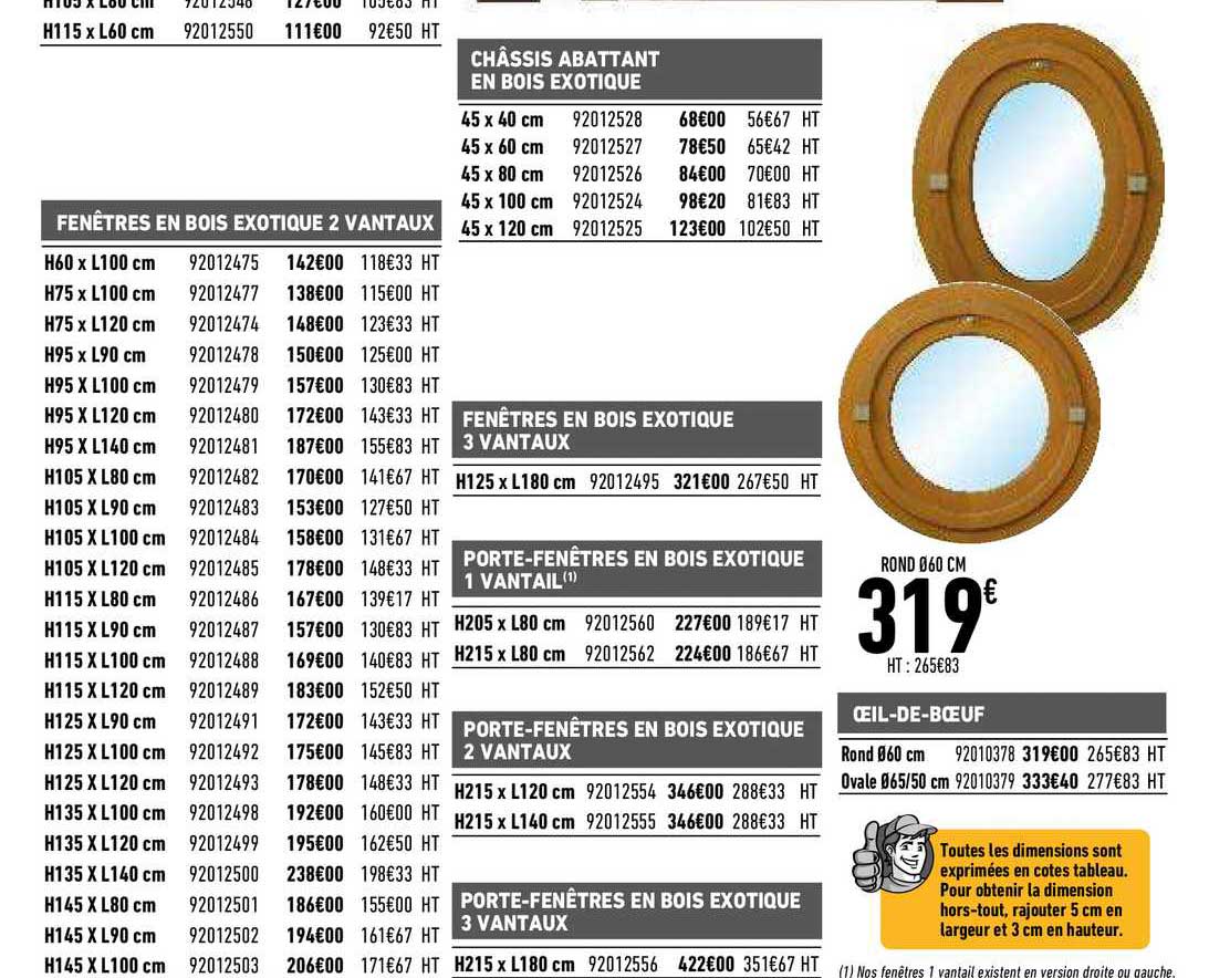 Châssis Abattant En Bois Exotique, Fenêtre En Bois Exotique 2 Vantaux, Fenêtres En Bois Exotique 3 Vantaux, Porte-fenêtres En Bois Exotique 1 Vantail, Porte-fenêtres En Bois Exotique 2 Vantaux