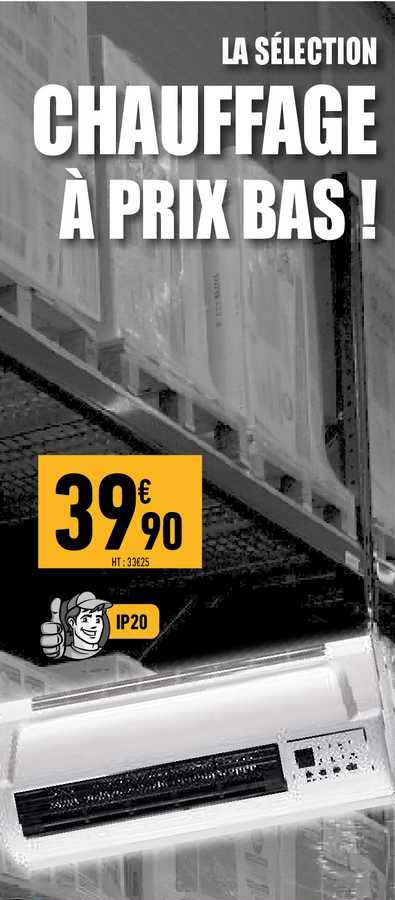 chauffage à prix bas !