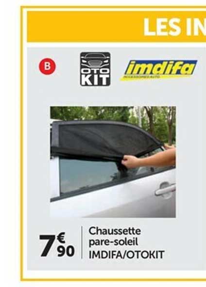 chaussette pare-soleil imdifa otokit