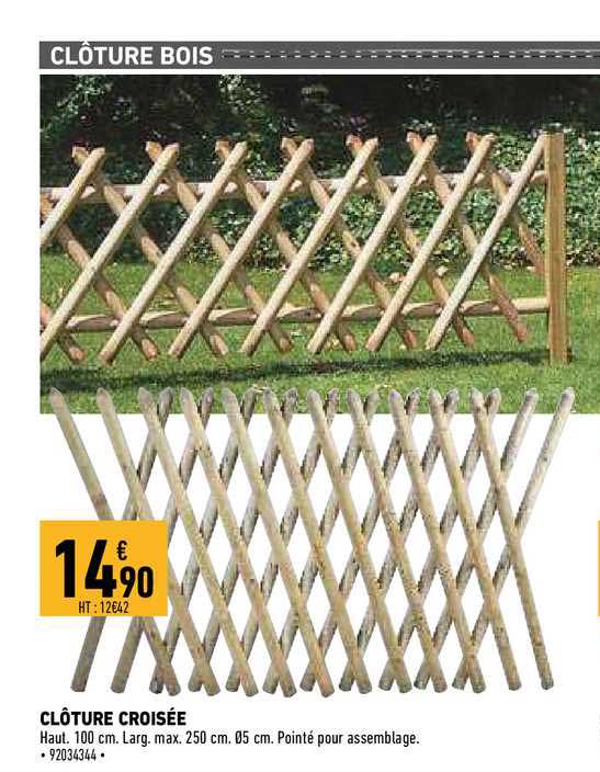 clôture croisée