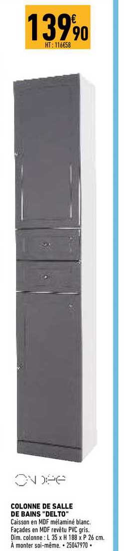 Colonne De Salle De Bains "delto"