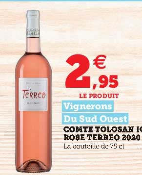 Comté Tolosan Rose Terreo 2020 Vignerons Du Sud Ouest