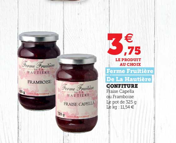 confiture ferme fruitière de la hautière