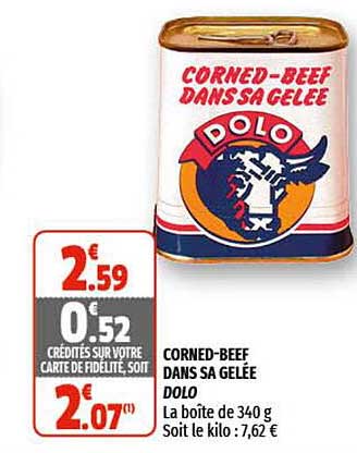 corned-beef dans sa gelée dolo
