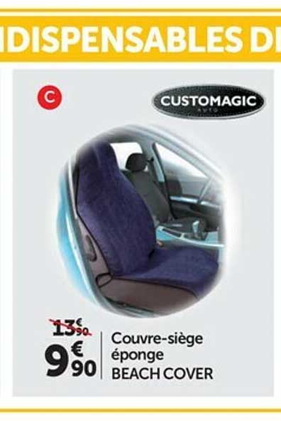 couvre-siège éponde beach cover