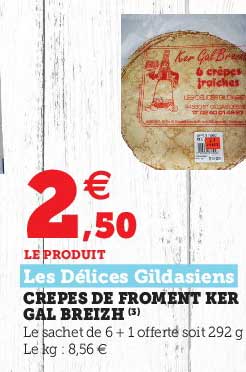 crêpes de frometn ker gal breizh les délices gildasiens