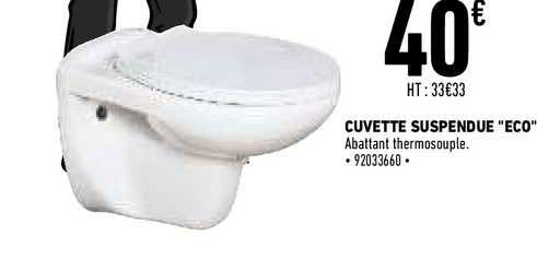 cuvette suspendu "éco"