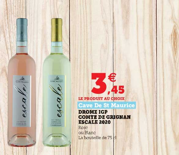 Drome Igp Comté De Grignan Escale 2020 Cave De St Maurice